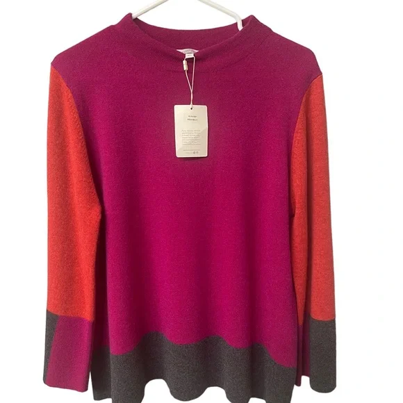 New! Kinross Cashmere Women's Purple /grey
Sweater size XL - Picture 7 of 13